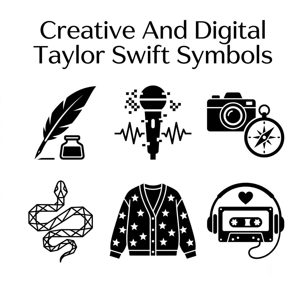 Creative And Digital Taylor Swift Symbols
