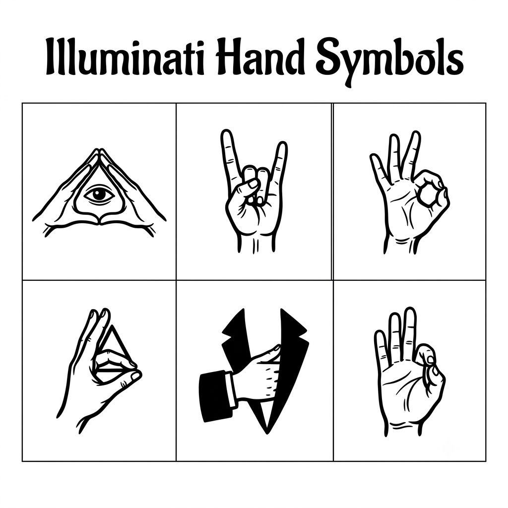 Illuminati Hand Symbols
