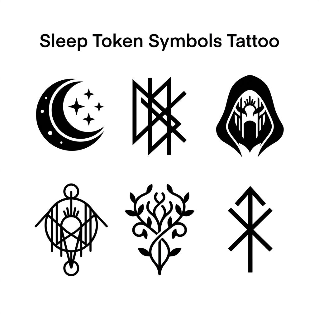 Sleep Token Symbols Tattoo
