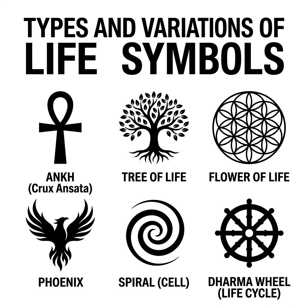 Types and Variations of Life Symbols