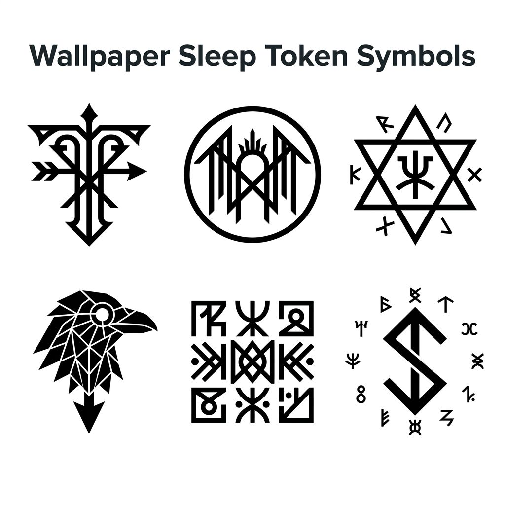 Wallpaper Sleep Token Symbols