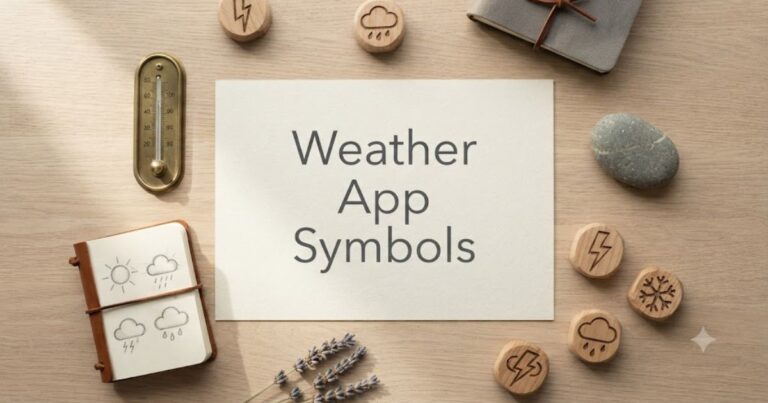 Weather App Symbols