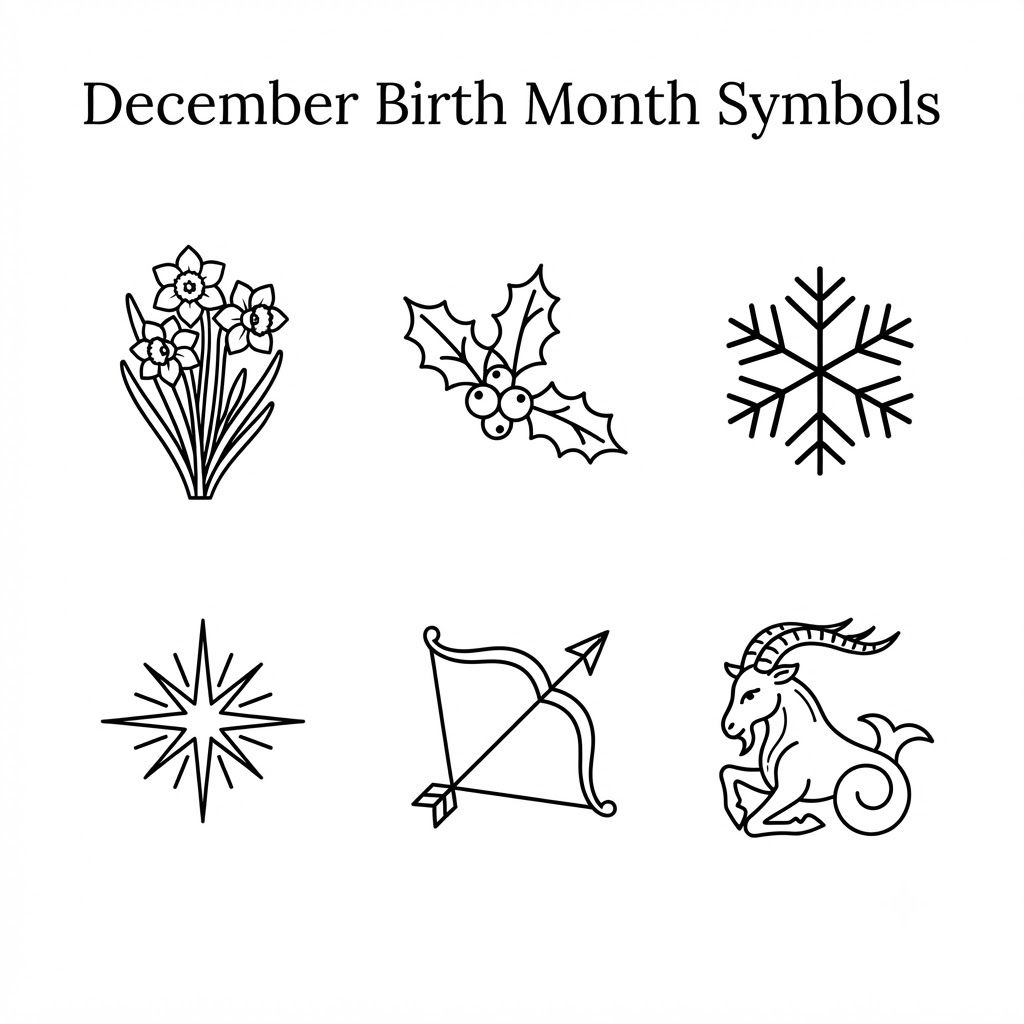 December Birth Month Symbols
