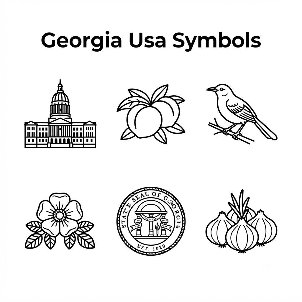 Georgia Usa Symbols