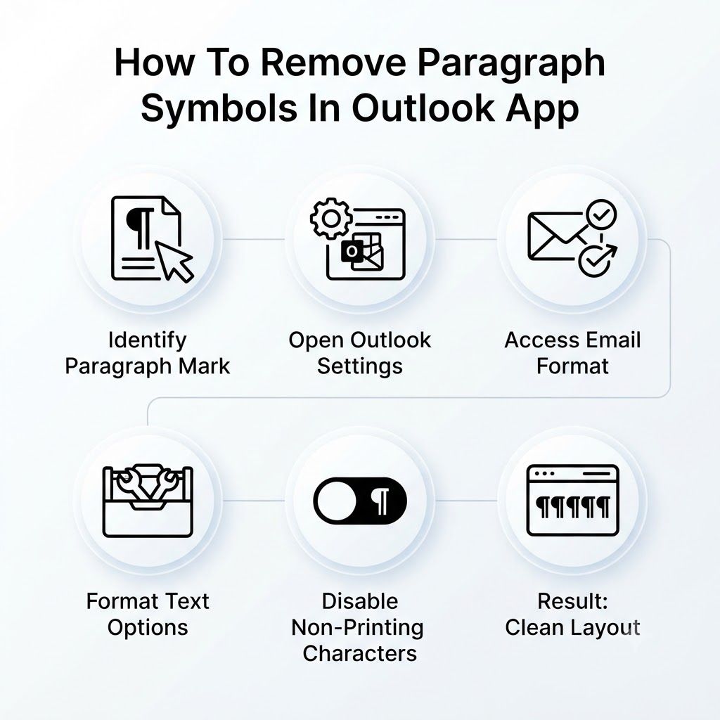 How To Remove Paragraph Symbols In Outlook App
