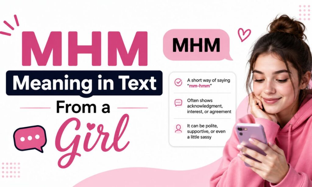 MHM Meaning in Text From a Girl