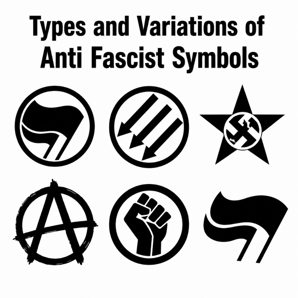 Types and Variations of Anti Fascist Symbols