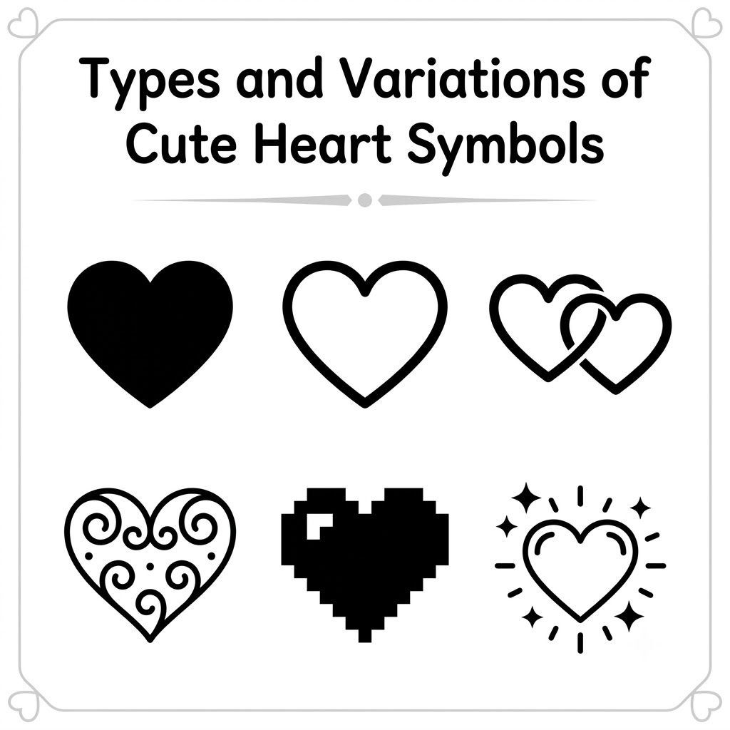 Types and Variations of Cute Heart Symbols