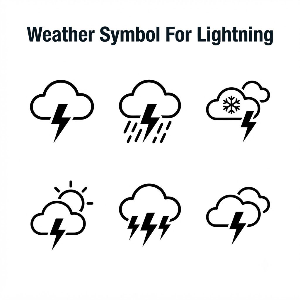 Weather Symbol For Lightning