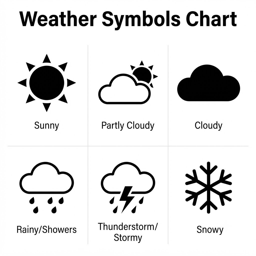 Weather Symbols Chart