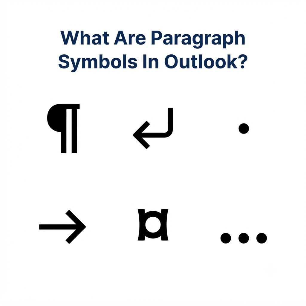 What Are Paragraph Symbols In Outlook
