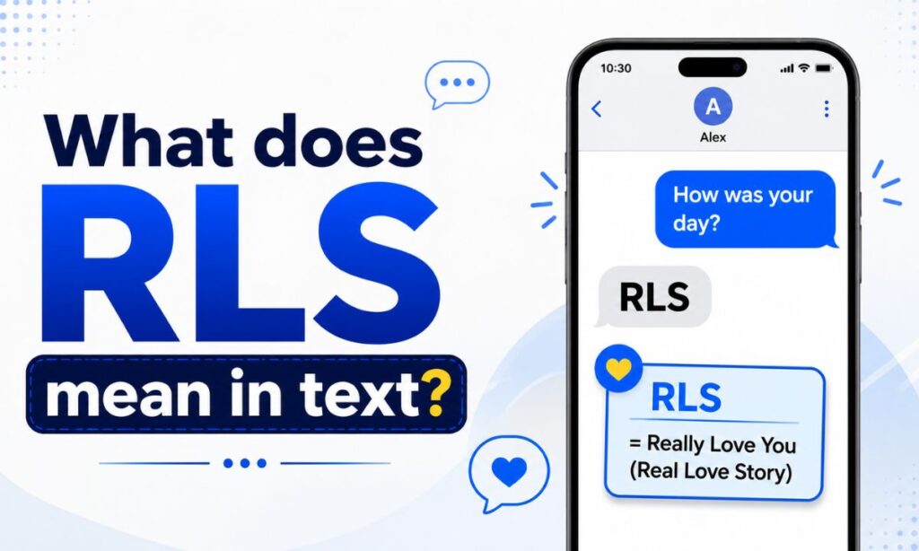 What does RLS mean in text (1)