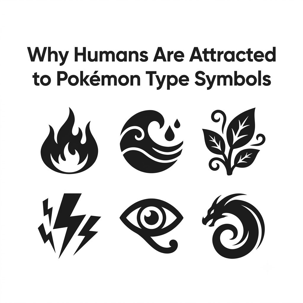 Why Humans Are Attracted to Pokémon Type Symbols