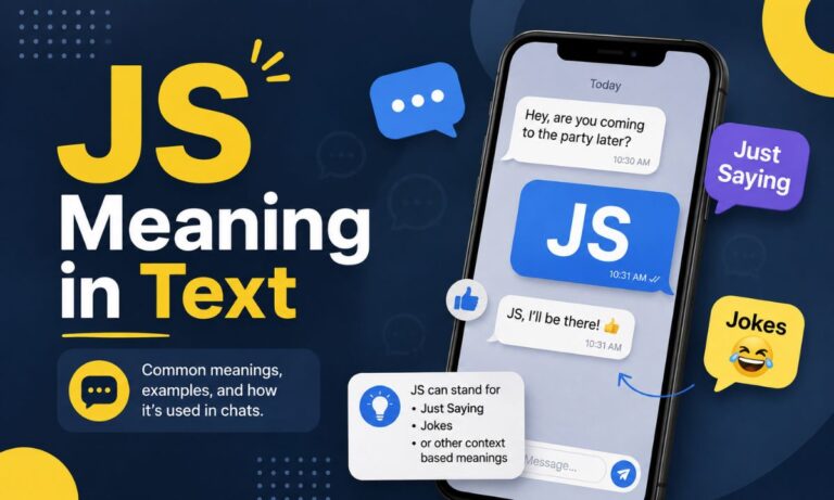 JS Meaning in Text