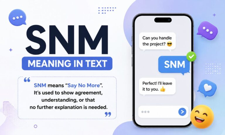 SNM Meaning in Text