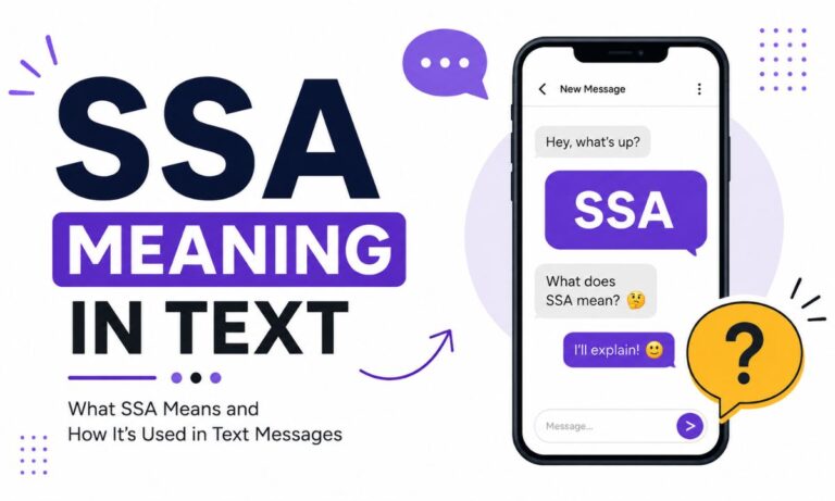 SSA Meaning in Text