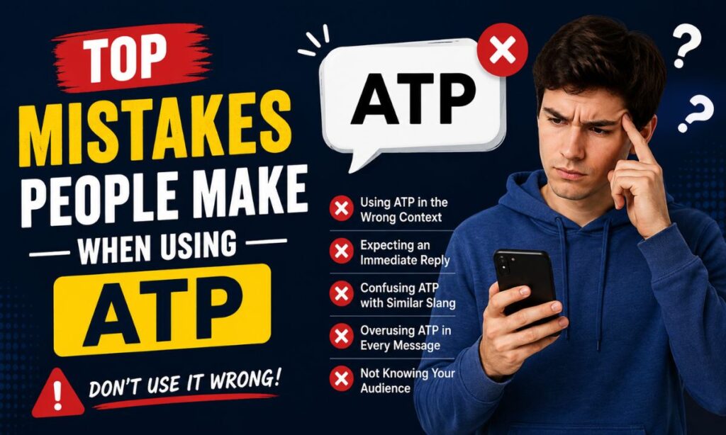 Top Mistakes People Make When Using ATP