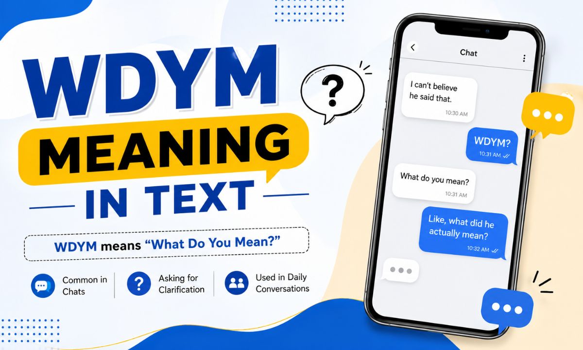 WDYM Meaning in Text