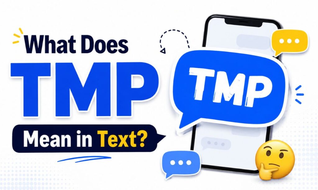 What Does TMP Mean in Text