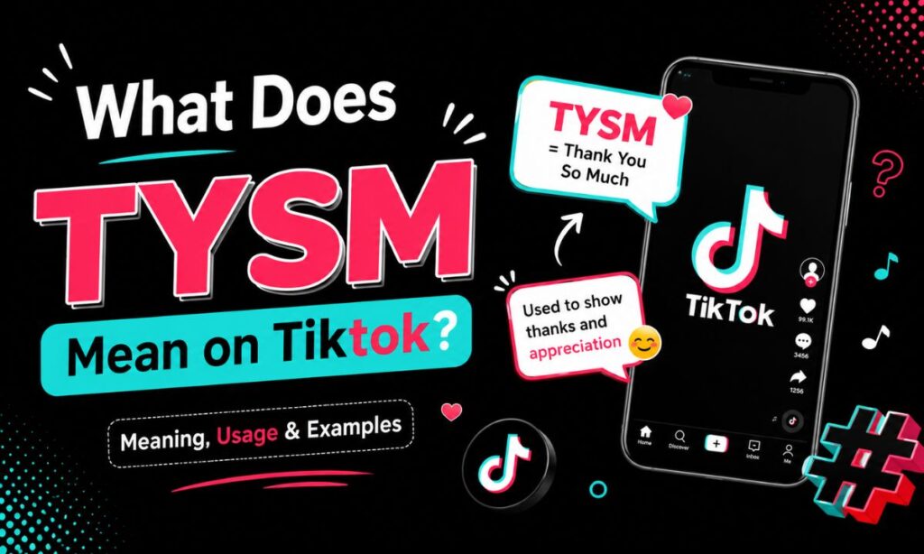 What Does TYSM Mean on Tiktok