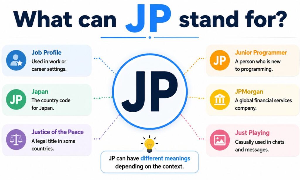 What can JP stand for