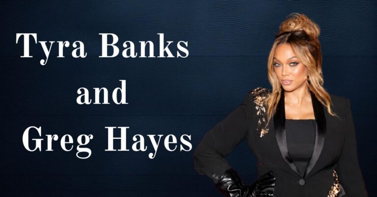 Tyra Banks and Greg Hayes